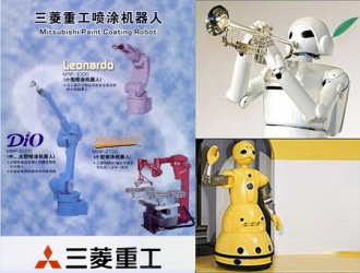 三菱噴涂機器人春節(jié)不打烊，海藍機電道一聲：新春快樂！