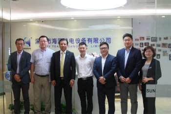 熱烈歡迎三菱電機(jī)自動(dòng)化蒞臨海藍(lán)機(jī)電參觀指導(dǎo)工作！