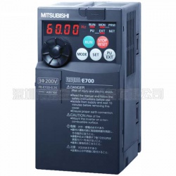 三菱變頻器FR-E720-0.1K日本原裝，電源三相220V,
