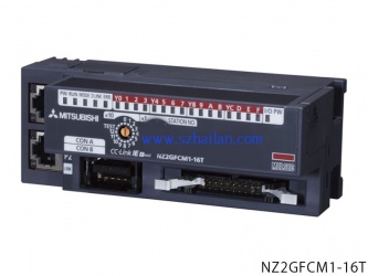 NZ2GFCM1-16D |16點(diǎn) DC24V（漏型）輸入，遠(yuǎn)程模塊、MIL連接器、1線式