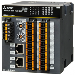 三菱cc-link NZ2GFCF1-32D 32點(diǎn) DC24V（漏型）輸入，遠(yuǎn)程模塊、FCN式